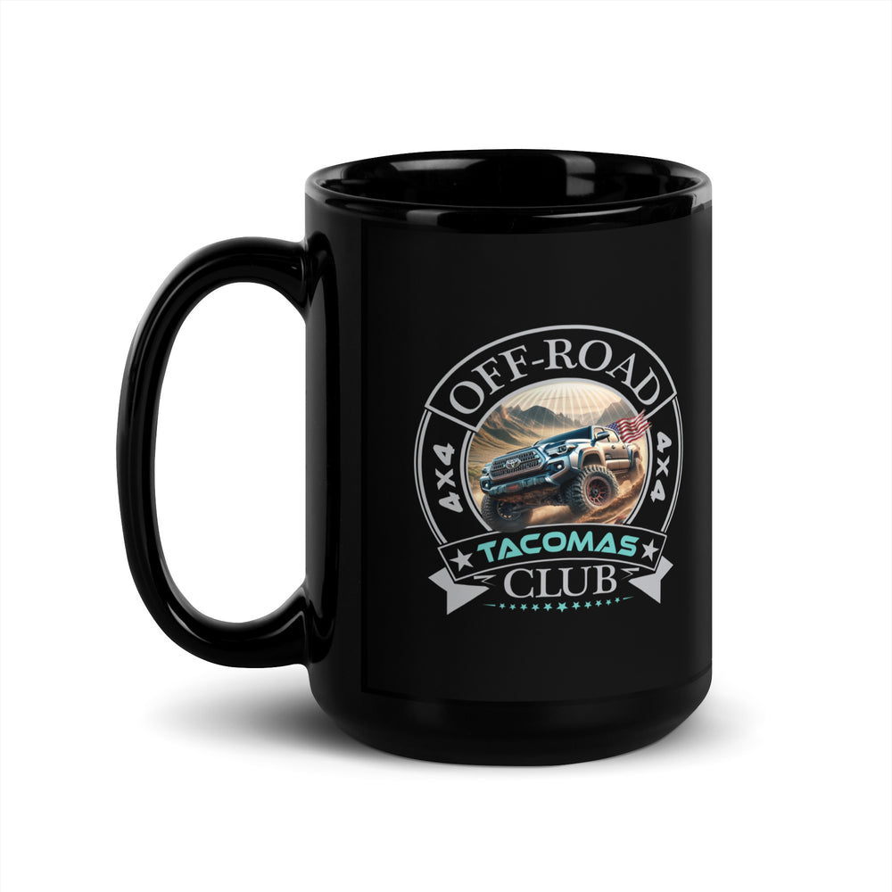 Black Glossy Mug | Off Road Club TACOMAS