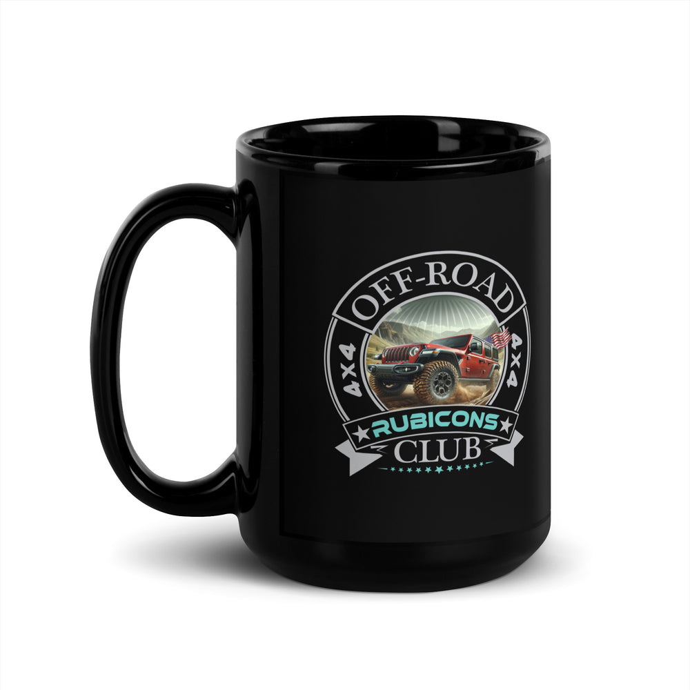 Black Glossy Mug | Off Road Club RUBICONS