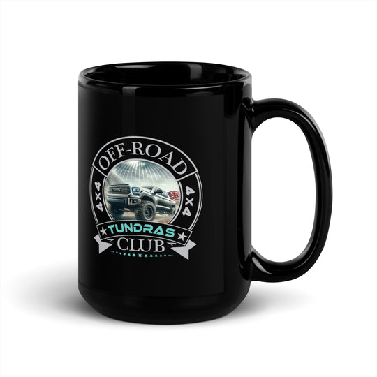 Black Glossy Mug | Off Road Club TUNDRAS