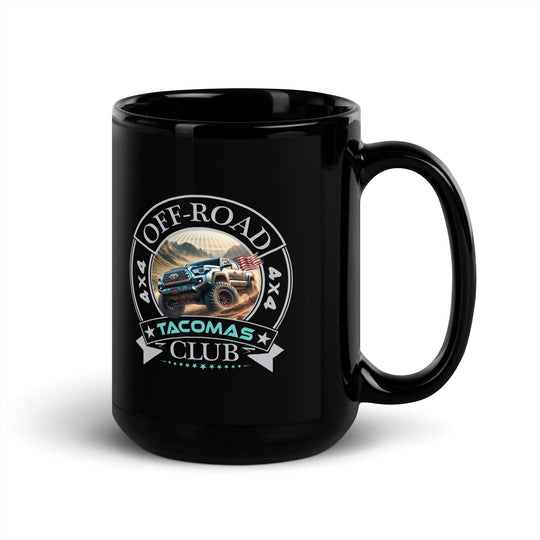 Black Glossy Mug | Off Road Club TACOMAS