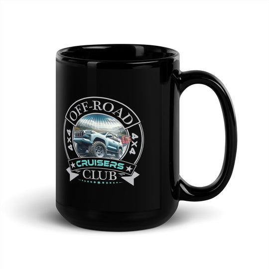 Black Glossy Mug | Off Road Club CRUISERS