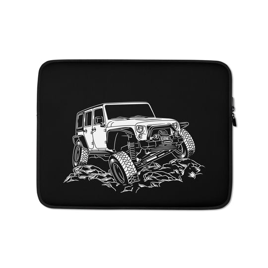 Laptop Sleeve | White Jeep