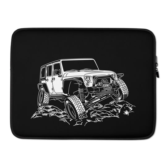 Laptop Sleeve | White Jeep