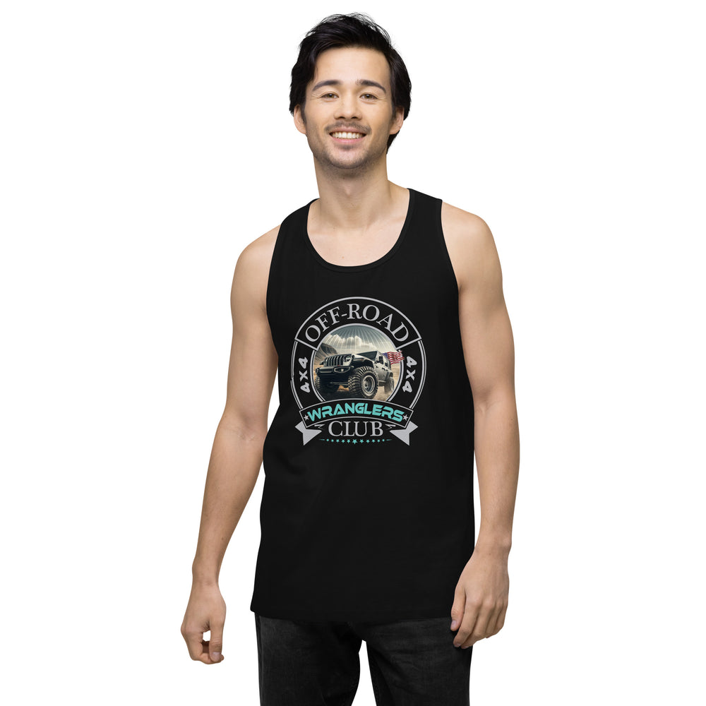 Unisex Premium tank top | Off Road Club WRANGLERS