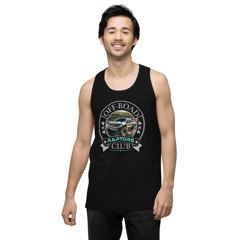 Unisex Premium tank top | Off Road Club RAPTORS