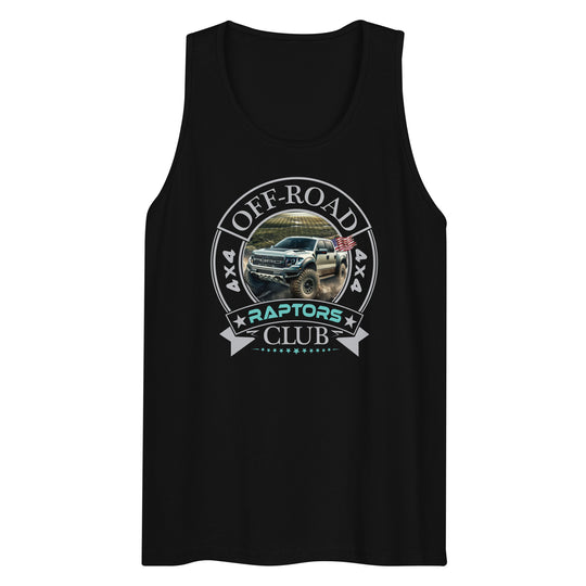 Unisex Premium tank top | Off Road Club RAPTORS
