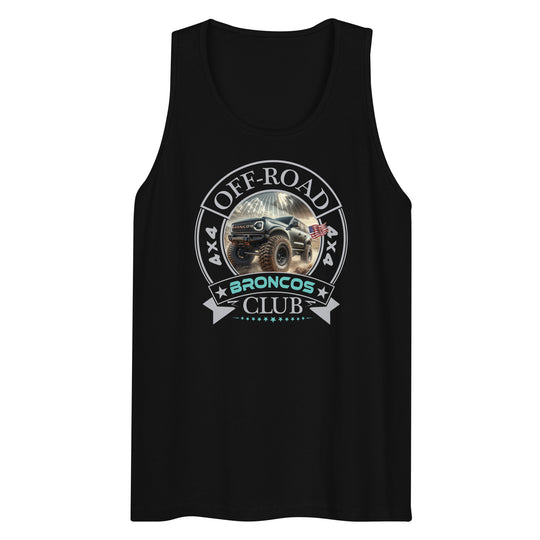 Unisex Premium tank top | Off Road Club BRONCOS