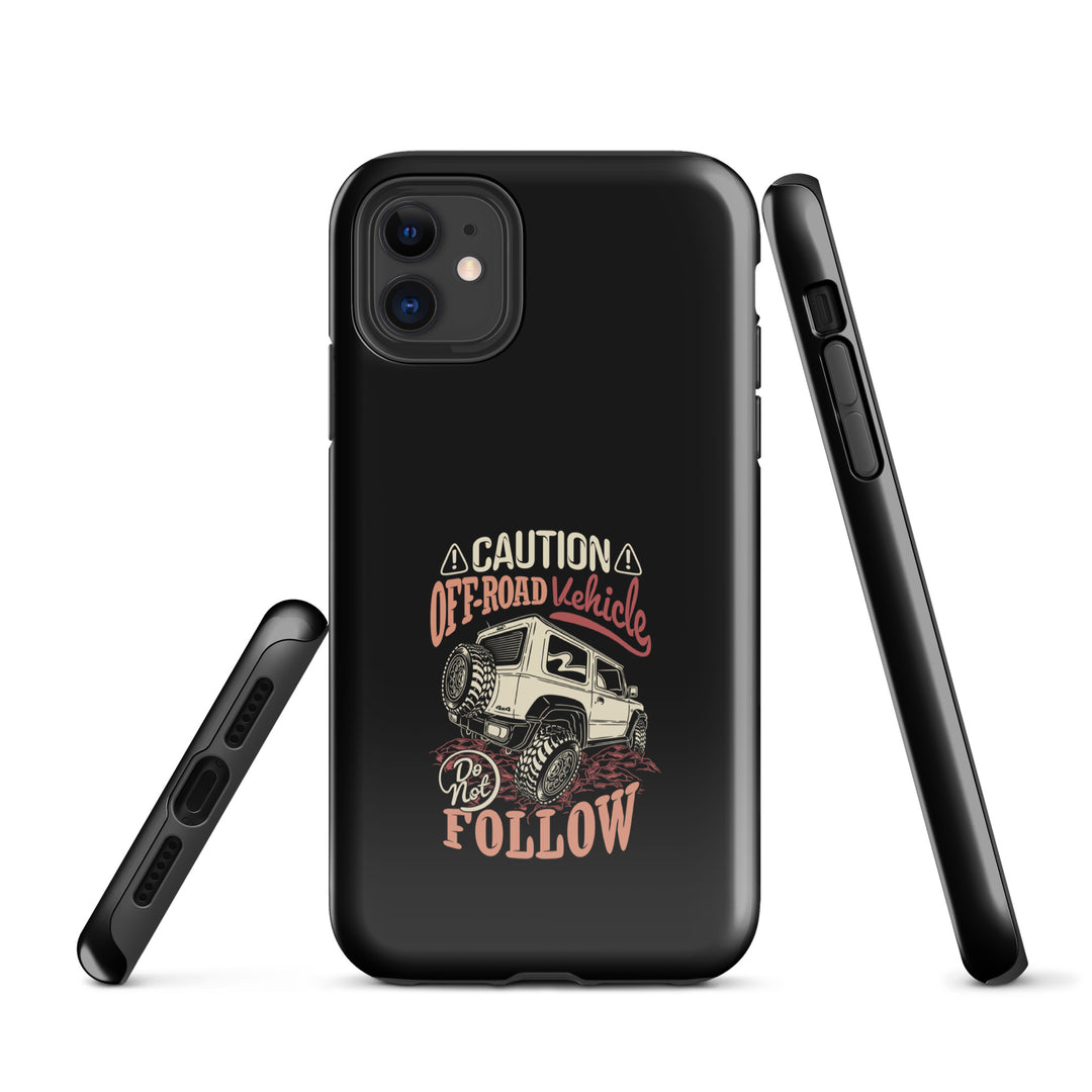 iPhone Tough Case | Caution
