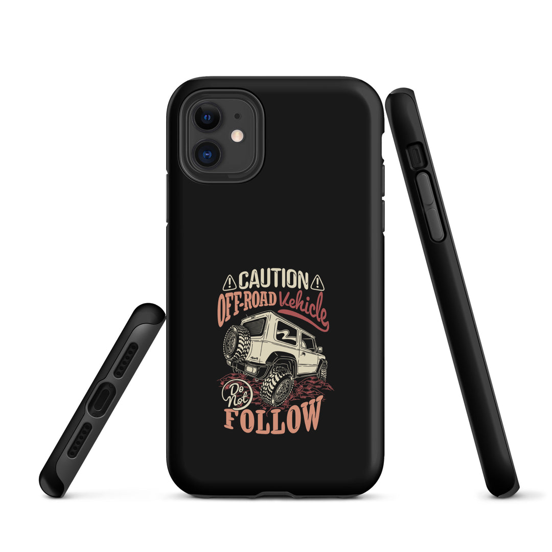 iPhone Tough Case | Caution