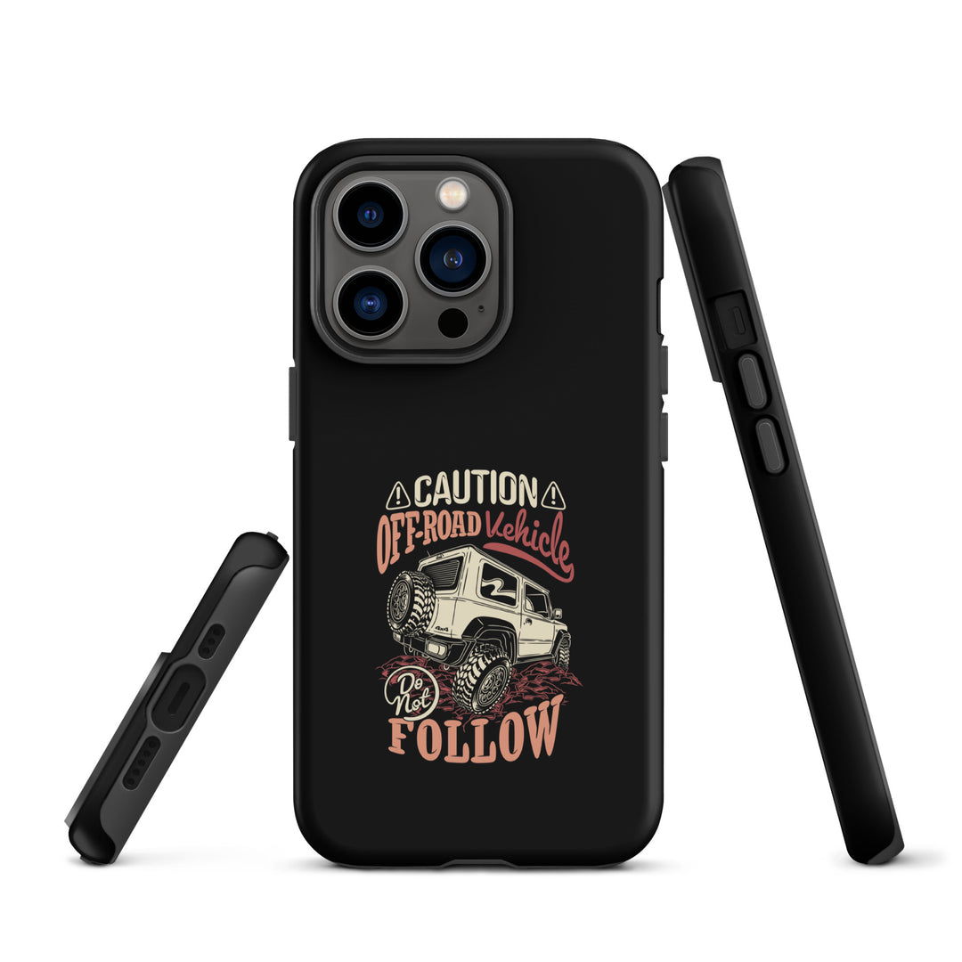 iPhone Tough Case | Caution