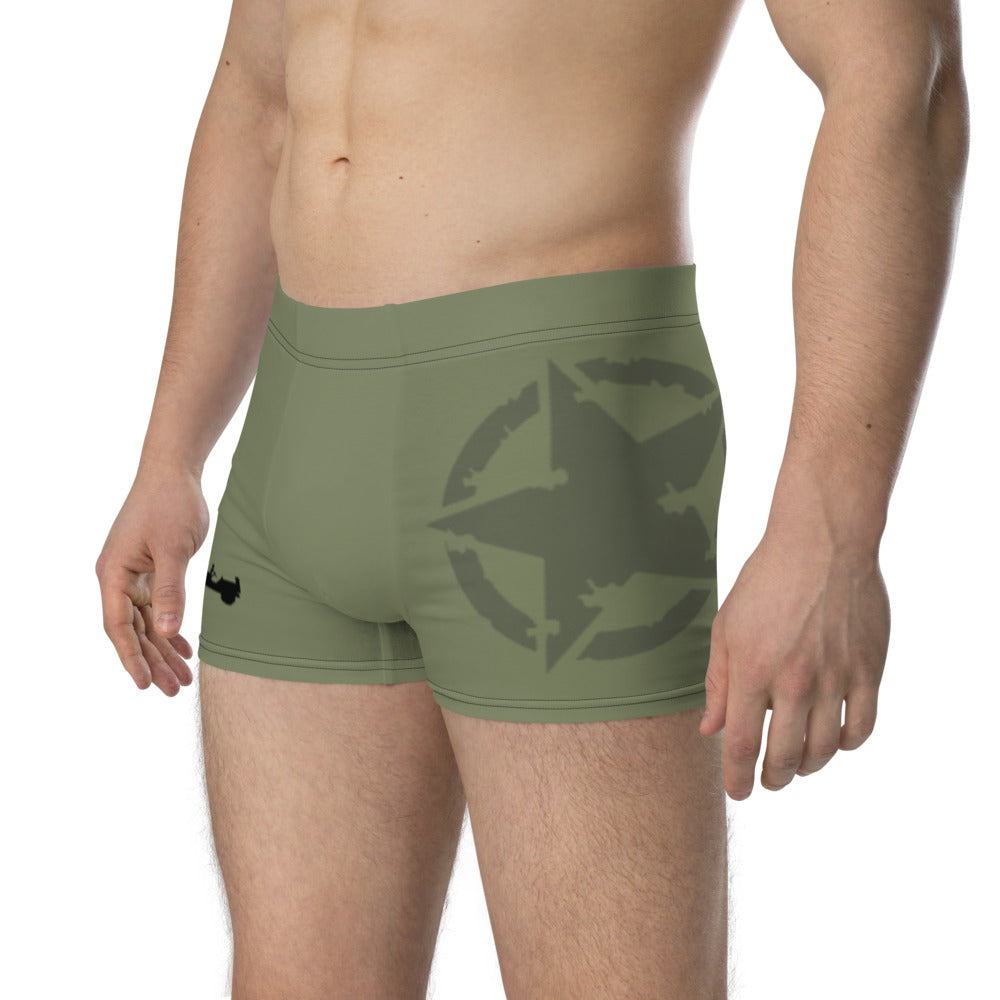 Green Star Boxer Briefs