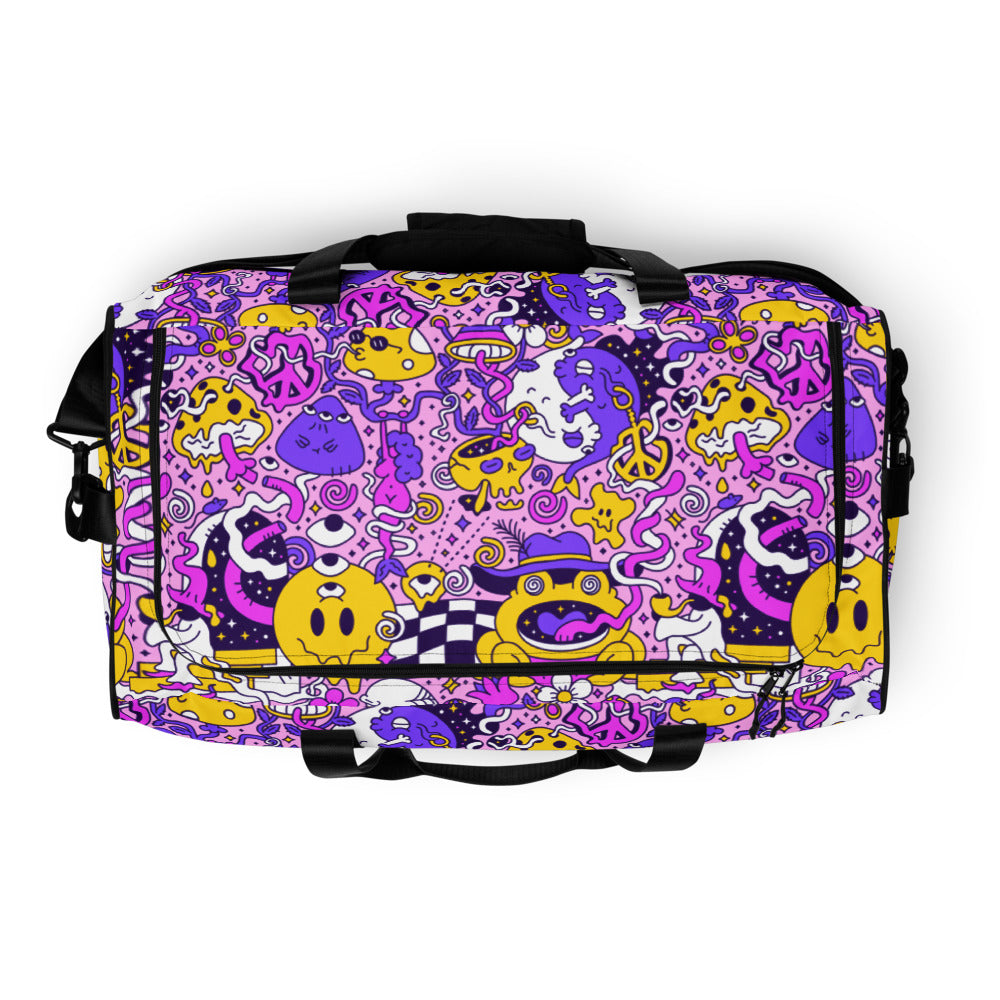 Psychedelic Trippy Duffle bag