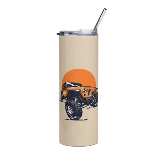 Stainless Steel Tumbler | Orange Sun