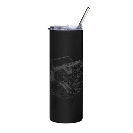 Stainless Steel Tumbler | Gray Jeep