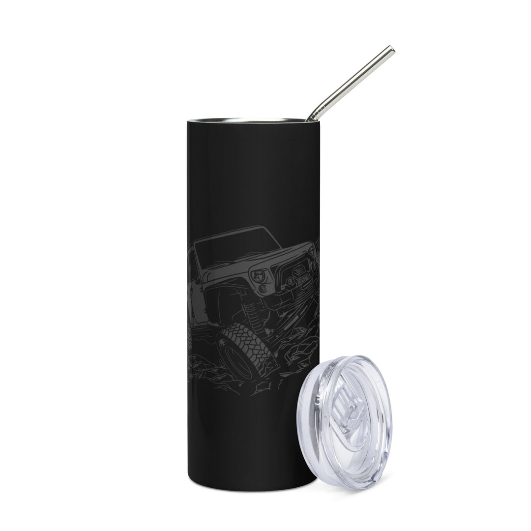Stainless Steel Tumbler | Gray Jeep