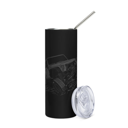 Stainless Steel Tumbler | Gray Jeep
