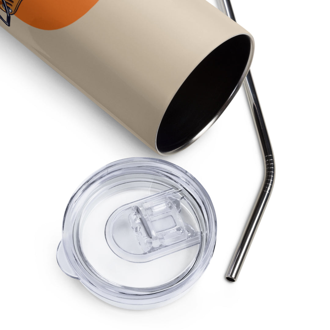 Stainless Steel Tumbler | Orange Sun