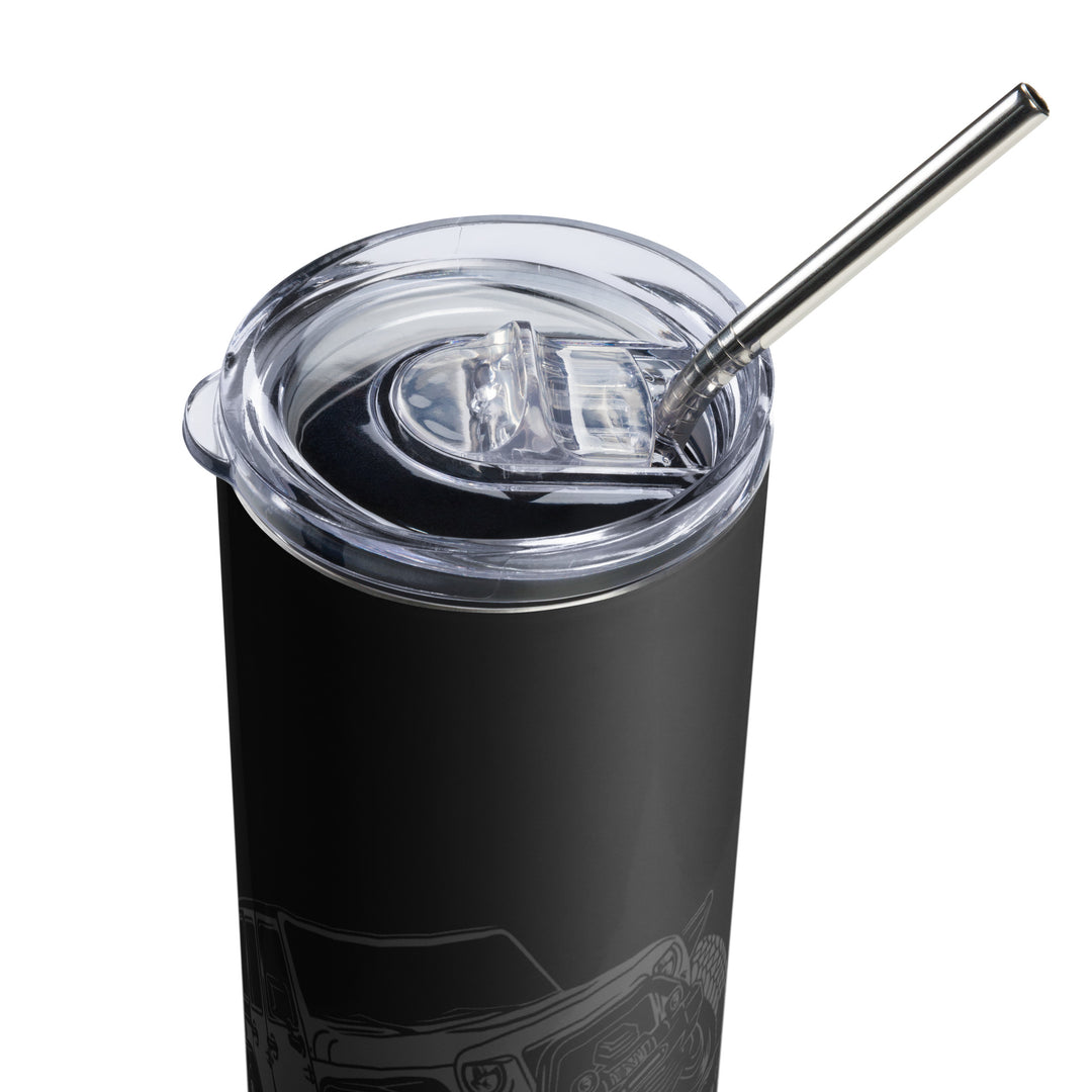 Stainless Steel Tumbler | Gray Jeep