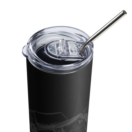 Stainless Steel Tumbler | Gray Jeep
