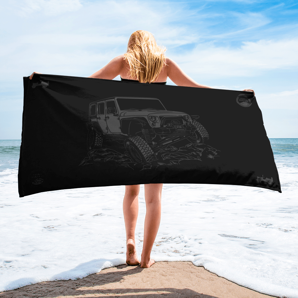 Black Off-Road Towel