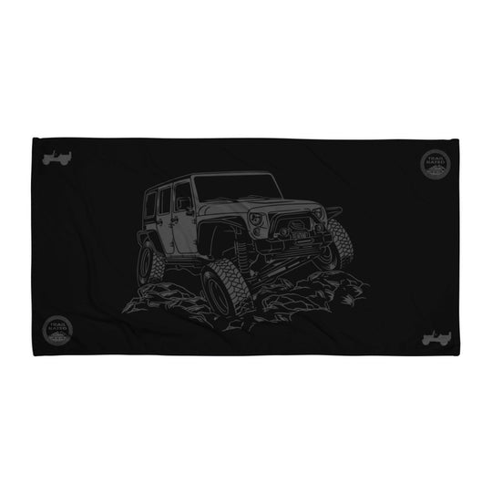 Black Off-Road Towel